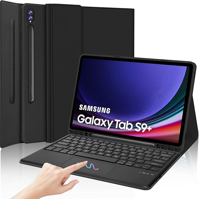 کیف کیبورد دار مناسب برای تبلت سامسونگ Samsung Galaxy Tab S9 Plus 12.4