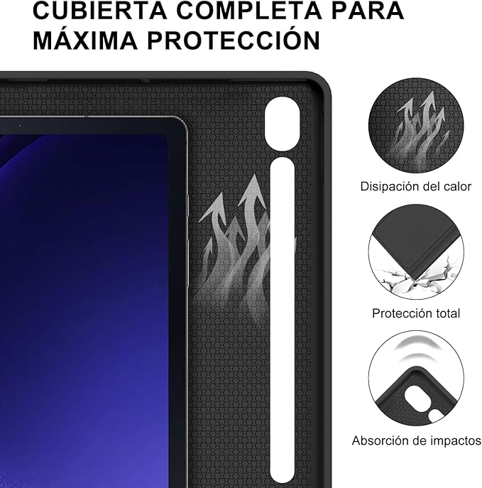 کیف کیبورد دار مناسب برای تبلت سامسونگ Samsung Galaxy Tab S9 FE  10.9