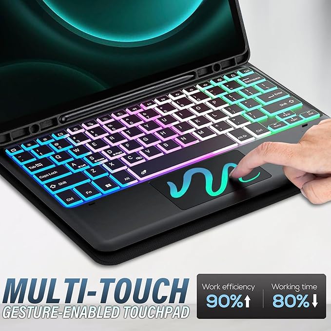 کیف کیبورد دار مناسب برای تبلت سامسونگ Samsung Galaxy Tab S10 ultra
