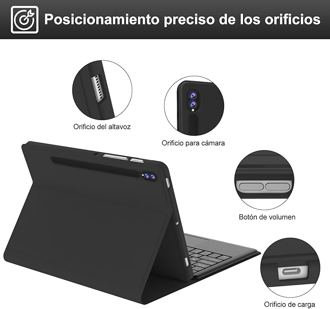 کیف کیبورد دار مناسب برای تبلت سامسونگ Samsung Galaxy Tab S10 plus