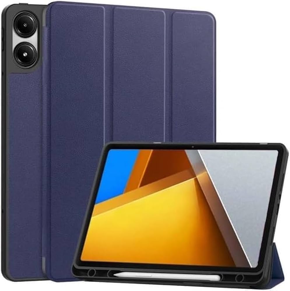 کیف اسمارت سیلیکونی جا قلم دار مناسب برای تبلت شیائومی Xiaomi poco pad M1 12.1