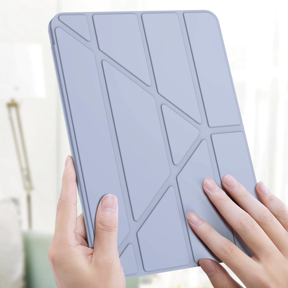 کیف اسمارت سیلیکونی جا قلم دار مناسب برای تبلت سامسونگ Samsung Galaxy Tab S9 FE