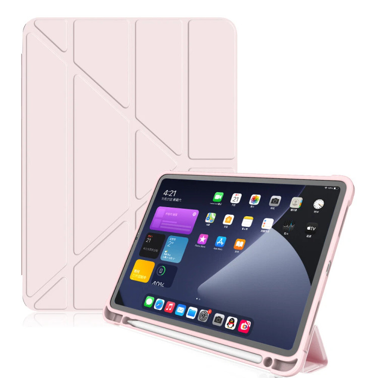کیف کلاسوری اسمارت سیلیکونی جا قلم دار تبلت مناسب برای تبلت سامسونگ Samsung Galaxy Tab S6 lite