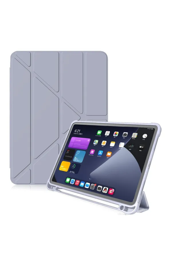 کیف اسمارت سیلیکونی جا قلم دار مناسب برای تبلت اپل آیپد تبلت اپل iPad pro 13  2024