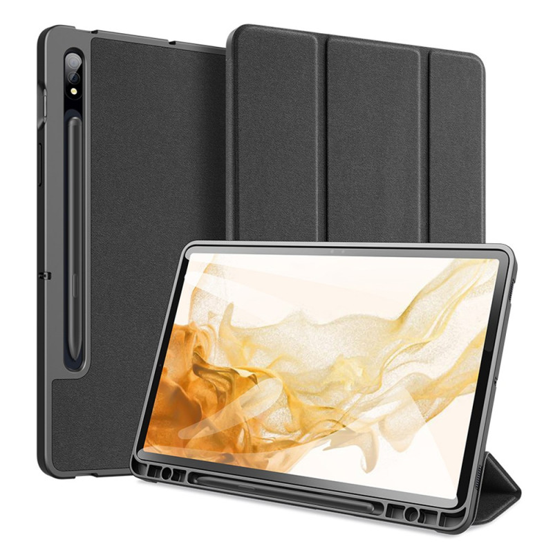 کیف کلاسوری اسمارت سیلیکونی جا قلم دار تبلت مناسب برای تبلت سامسونگ Samsung Galaxy Tab S7 FE